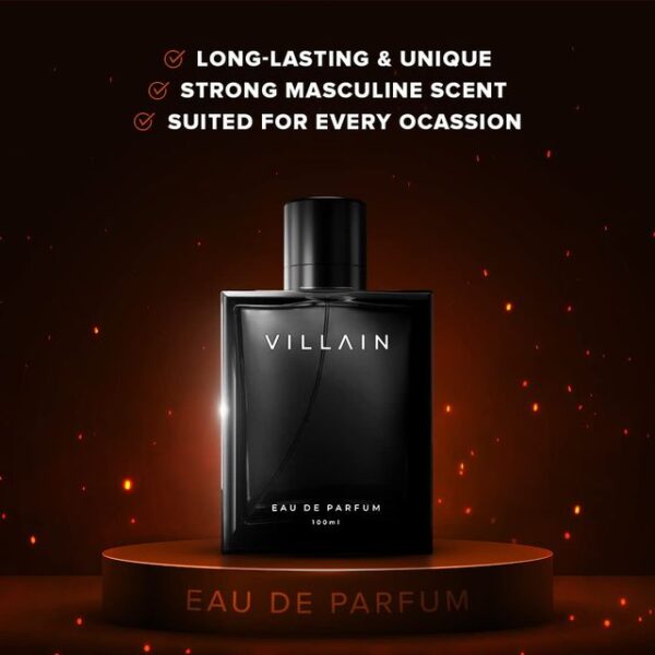 Villain Perfume Eau De Parfum - Premium Long Lasting Fragrance Spray - Woody & Spicy - XXF1041 - Image 5