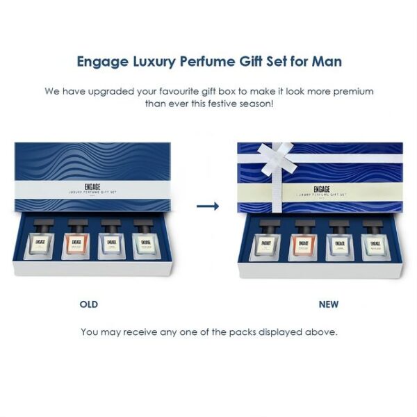 Engage Luxury Perfume Gift Pack for Men, Travel Sized, Assorted Pack- XXF1046 - Image 4