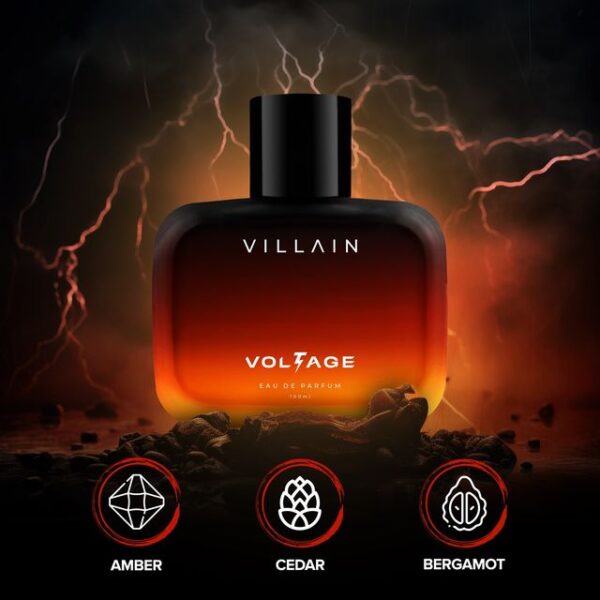 Villain Voltage Luxury Eau De Parfum Perfume For Men Edp- XXF1077 - Image 5