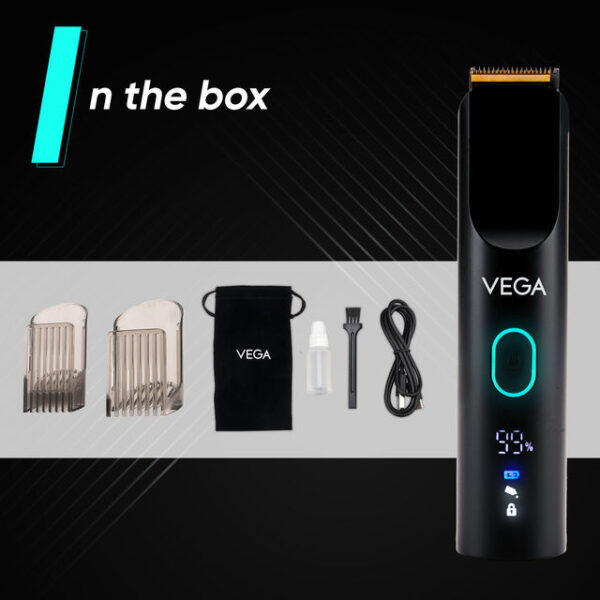 Vega Smartone Series S1 Vhth-30 Fully Waterproof Trimmer 120 Min Runtime 40 Length Settings (Black)- ZHC1009 - Image 5