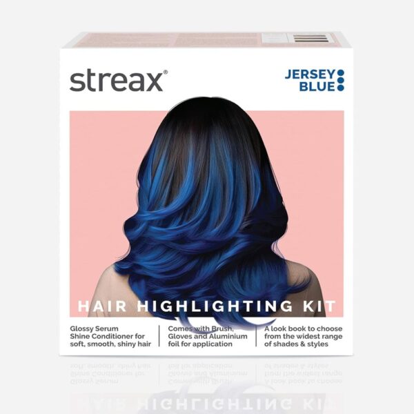 Streax Hair Colour Highlighting Kit Jersey Blue For Women- YSX1062