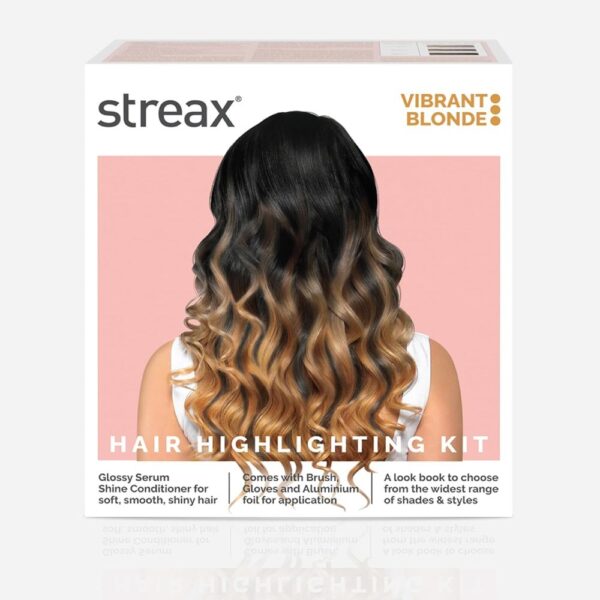 Streax Hair Colour Highlighting Kit Vibrant Blonde For Women- YSX1067