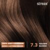 Streax Crème Permanent Hair Colour - 7.3 Golden Blonde Hair Color, 100% Grey coverage, Long Lasting- YSX1071 - Image 5