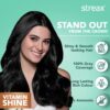 Streax Crème Permanent Hair Colour - 1 Natural Black Hair Colour, 100% Grey coverage, Ammonia Free- YSX1072 - Image 5