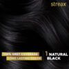 Streax Cream Hair Colour Natural Black- YSX1075 - Image 5