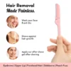 Plush Foldable Face Razor For Women Easy, Painless & Gentle On Skin Facial Hair Removal- ZYP1026 - Image 3