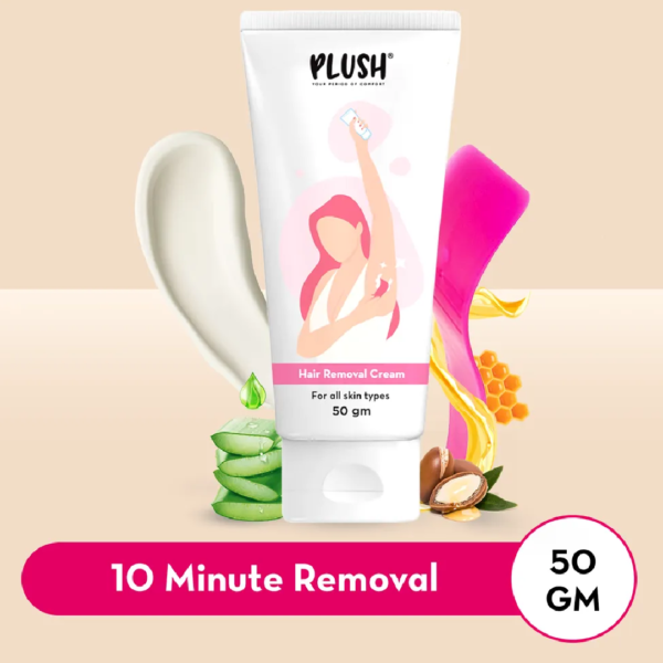 Plush Hair Removal Cream For Women With Aloe Vera & Natural Honey For All Skin Types- ZYP1030