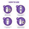 Airwick Automatic Air Freshener & Room Freshener Kit - Lavender & Lotus- VYE1004 - Image 5