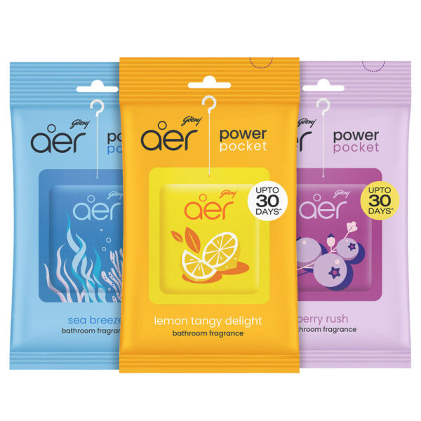 Godrej Aer Power Pocket Bathroom Freshener- VYE1005 - Image 3