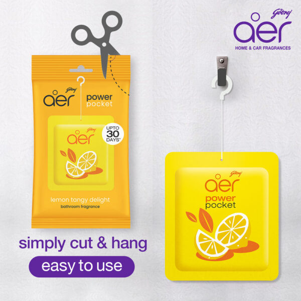 Godrej Aer Power Pocket Bathroom Freshener- VYE1005 - Image 6