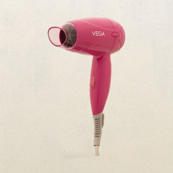 Vega Vhdh-33 1200 W Corded Hair Dryer - Foldable Design | Hanging Loop- ZHC1020