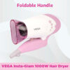 Vega Insta Glam 1000 W Corded Hair Dryer - Low and High Settings | Automatic Overheat Protection- ZHC1021 - Image 3