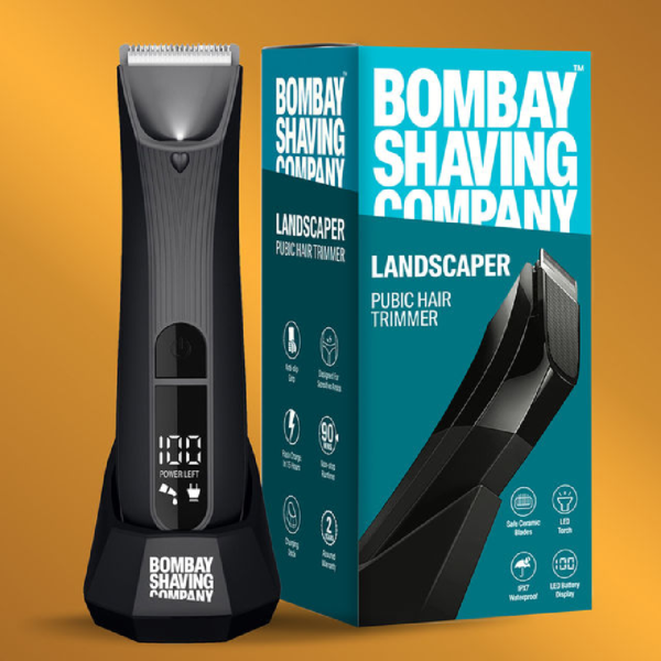 Bombay Shaving Company Body And Pubic Hair Trimmer for Men | Beard, Body, Pubic Hair Grooming | Private Part Shaving- ZHC1029