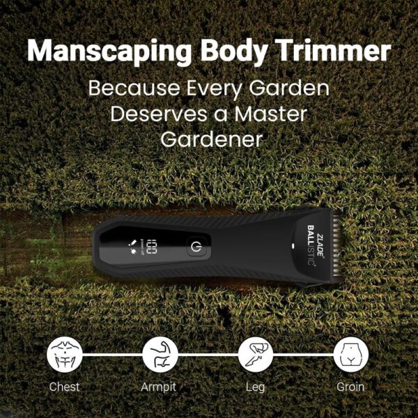 Zlade Ballistic TURBO 3.0 Full-Body Manscaping Trimmer for Men- LYF1026 - Image 3