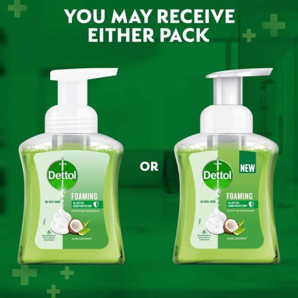 Dettol Foaming Hand Wash - Moisturizing & Gentle Pump Handwash- XBG1006 - Image 3
