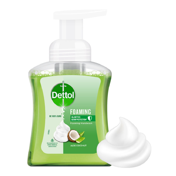 Dettol Foaming Hand Wash - Moisturizing & Gentle Pump Handwash- XBG1006