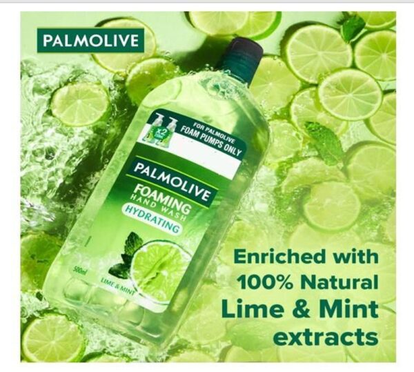 Palmolive Hydrating Lime & Mint Foaming Hand Wash- XBG1008 - Image 3