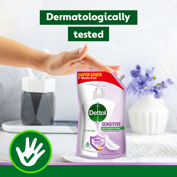 Dettol Liquid Hand Wash - Sensitive- XBG1010 - Image 3