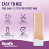 Sanfe Silicone Scar Sheet | Prevent new & treat old scars | Reduces redness, reusable | 2 sheets- SUX1007 - Image 3