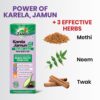 Zandu Karela Jamun and 3 Herbs Juice Ayurvedic Juice for Diabetes Control with No Added Sugar- SUX1009 - Image 3