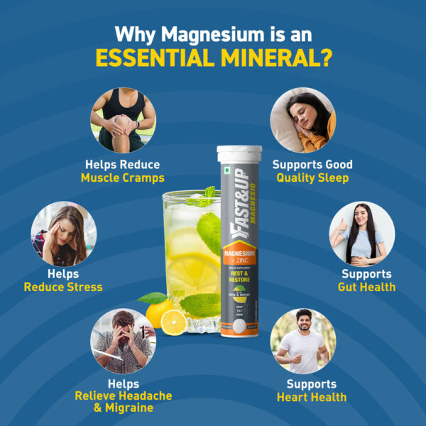 Fast&Up Magnesium Sleep & Stress Relief (Lime & Lemon Flavor 20-day pack)- FSV1004 - Image 2