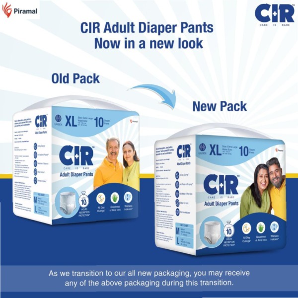 CIR Adult Diaper ( Pants, XL , 100-150 cm)- HYA1008