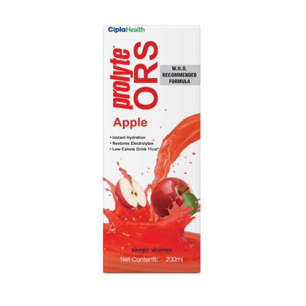 Cipla Prolyte (ORS) Apple Liquid- ZQV1004