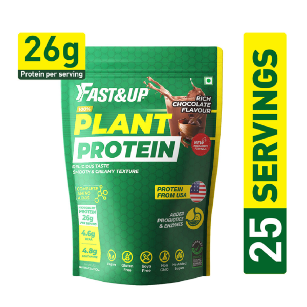 Fast&Up Plant Protein - Chocolate Flavor- TZR1002