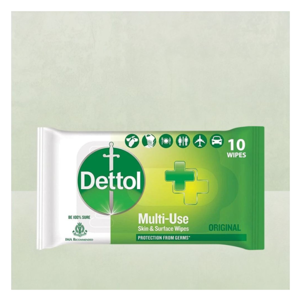 Dettol Disinfectant Skin & Surface Wipes- RFY1001