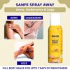 Sanfe Painless & Detan Hair Removal Spray Crean Unisex- PHQ1001 - Image 4