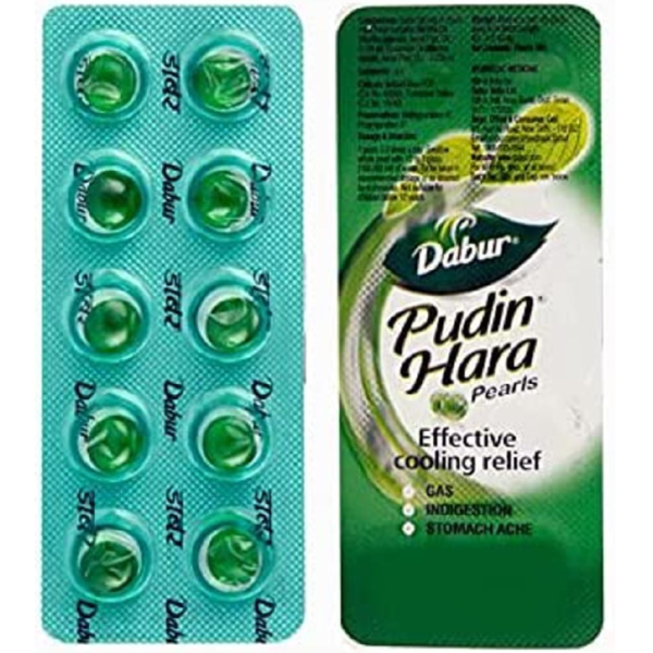 Dabur Pudin Hara Pearls Pack of 2 Strips- FCX1007