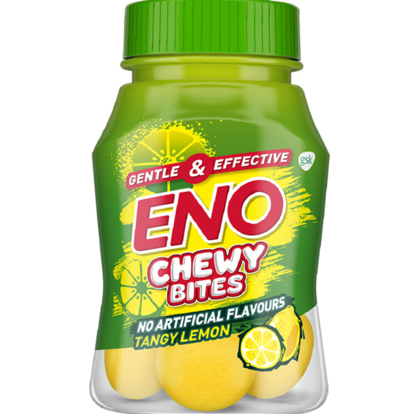 Eno Chewy Bites Tasty Chewable Antacid For Gentle & Effective Relief From Acidity Tangy Lemon- FCX1015