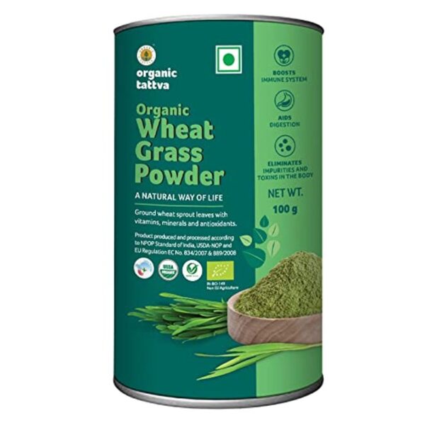 Organic Tattva Wheat Grass Powder- TZR1020