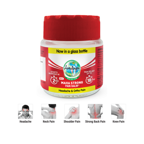 Amrutanjan Maha Strong Pain Balm- RRG1021