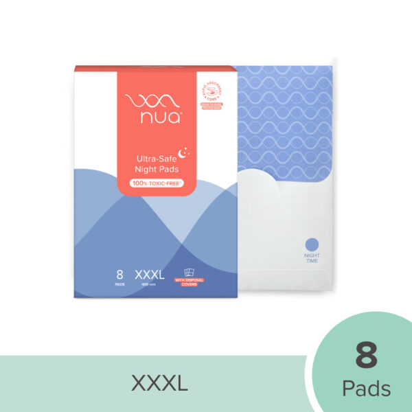 Nua Ultra-Safe Night Pads 400Mm- ZGV1008