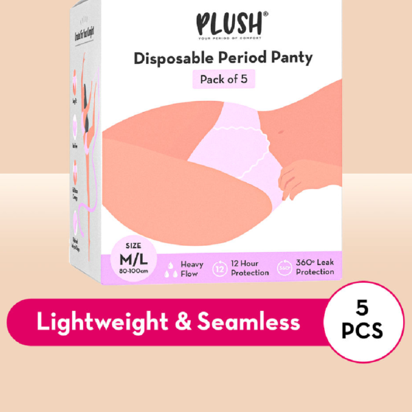 Plush Disposable Period Panty - M-L- QEV1004