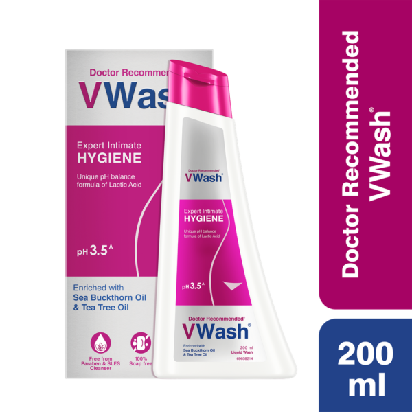 Vwash Plus Expert Intimate Hygiene Wash for Women With pH 3.5- XQF1003