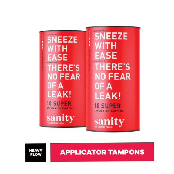 Sanity Super Applicator Tampons - Pack Of 20- NDG1008