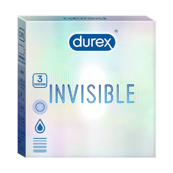 Durex Invisible Condom - Super Ultra Thin Condoms- UAP1008