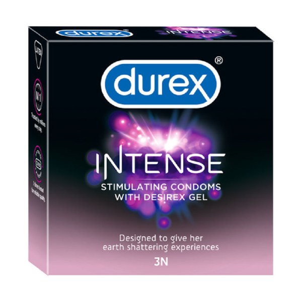 Durex Intense Condom - Condoms For Her Extra Pleasure- UAP1009