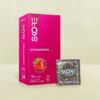 Skore Colored And Flavoured Condoms - Strawberry- UAP1014 - Image 2