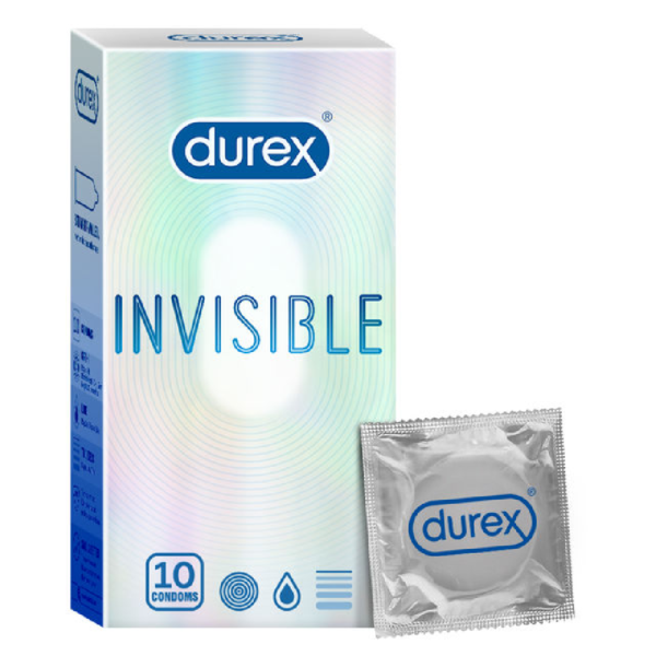 Durex Invisible Condom - Super Ultra Thin Condoms- UAP1017