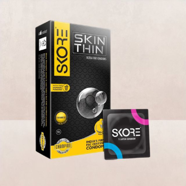 Skore Skin Thin Condoms- UAP1018 - Image 2
