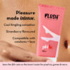 Plush Phlic Strawberry Lubricant For Men & Women Water Based Lube & Aloe Infused - NGE1004 - Image 2