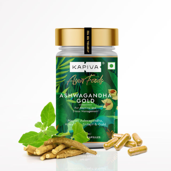 Kapiva Ashwagandha Gold Capsules- XPJ1005