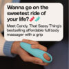 That Sassy Thing Candy Personal Massager For Women - Bubbly Blue- TVP1005 - Image 3