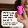 That Sassy Thing Lit Personal Massager With Suction Tech For Women - Hot Pink - TVP1007 - Image 3