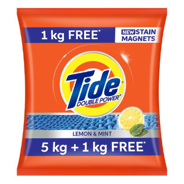 Tide Plus Double Power Lemon And Mint Detergent Washing Powder- QQT1022