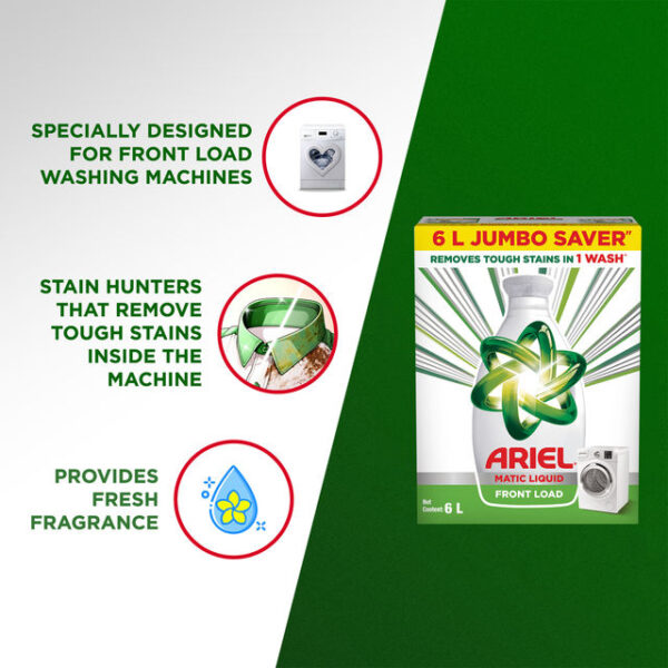 Ariel Matic Front Load Liquid Detergent- TZL1013 - Image 2