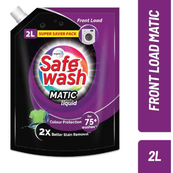 Safewash Front Load Matic Premium Liquid Detergent With 2X Stain Removal- TZL1019